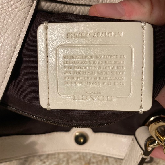 Coach White Leather Bag - Picture 5 of 7